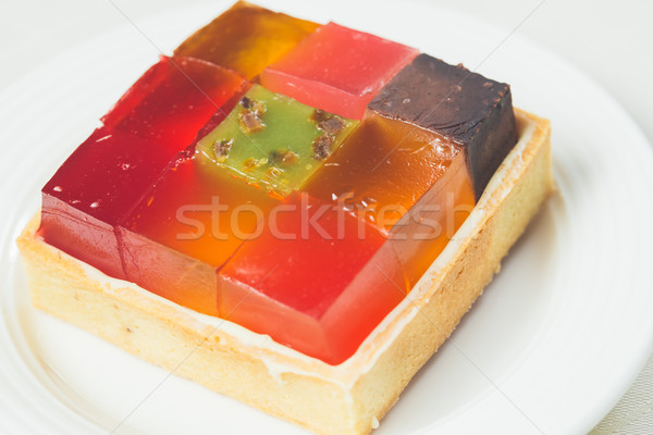 Foto d'archivio: Colorato · gelatina · dessert · caldo · colori · poco · profondo