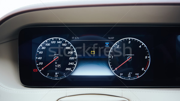 Luxury car dashboard Stock photo © sarymsakov