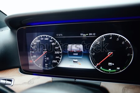 Luxury car dashboard Stock photo © sarymsakov