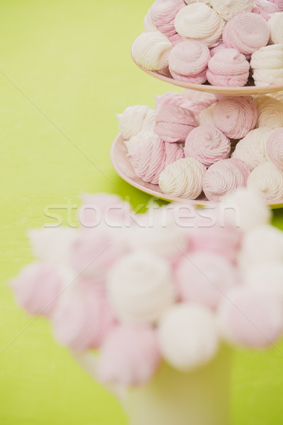 Homemade pink and white marshmallow Stock photo © sarymsakov