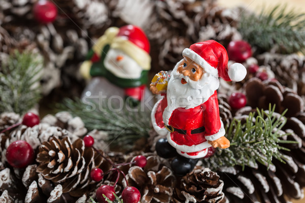 Noel dekorasyon yılbaşı seçici odak yaratıcı arka plan Stok fotoğraf © sarymsakov