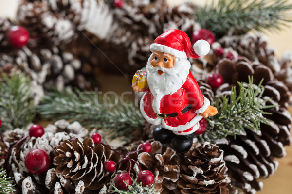 Crăciun decorare anul nou focus selectiv creator fundal Imagine de stoc © sarymsakov