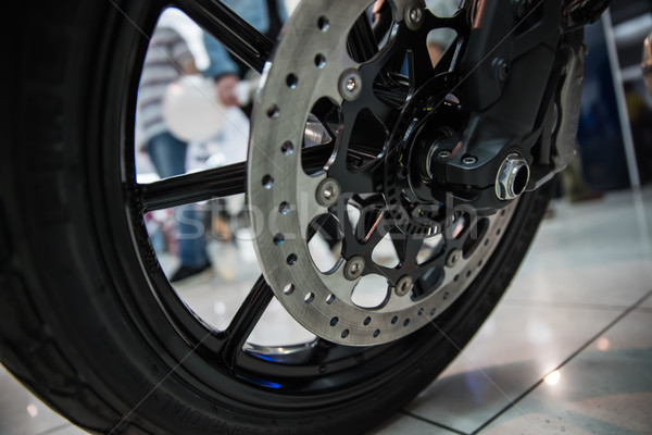 Nowego błyszczący hamulec motocykla sportu przerwie Zdjęcia stock © sarymsakov