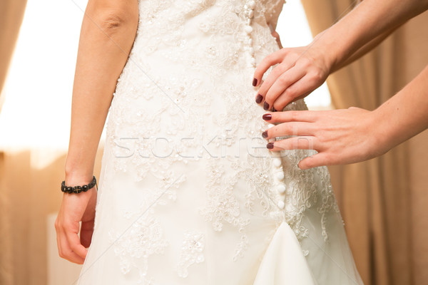 wedding dress Stock photo © sarymsakov