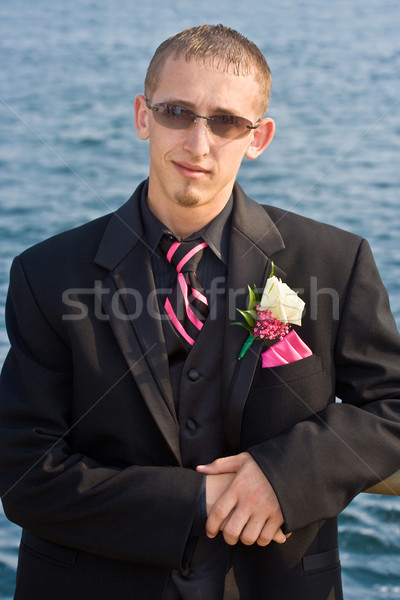 Teenager in a Tuxedo Stock photo © sbonk