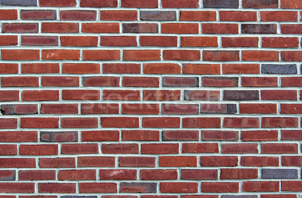 Ziegel rot Detail Textur Haus Stock foto © sbonk