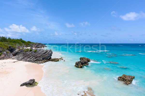 馬蹄鐵 雲 性質 海 美女 商業照片 © sbonk