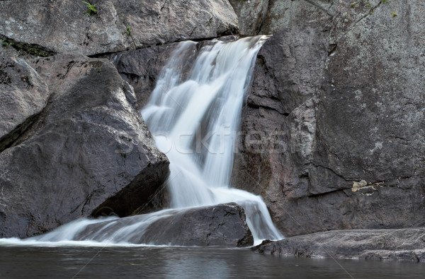 Waterfall Over Stone Stock photo © sbonk