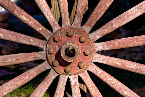 Wagon Wheel Stock photo © sbonk