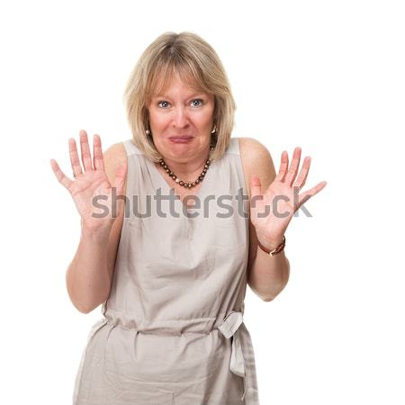 Woman with Shocked Horrified Expression Stock photo © scheriton