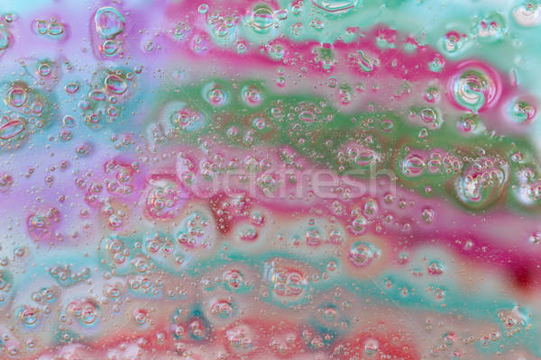 Colorido abstrato Óleo água bolha efervescente Foto stock © scheriton