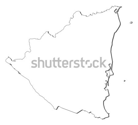 Map of Iran Stock photo © Schwabenblitz