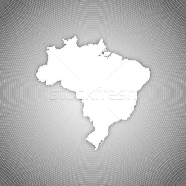 Mapa Brasil político resumen mundo Foto stock © Schwabenblitz