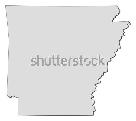 Harita Arkansas Amerika Birleşik Devletleri soyut arka plan iletişim Stok fotoğraf © Schwabenblitz