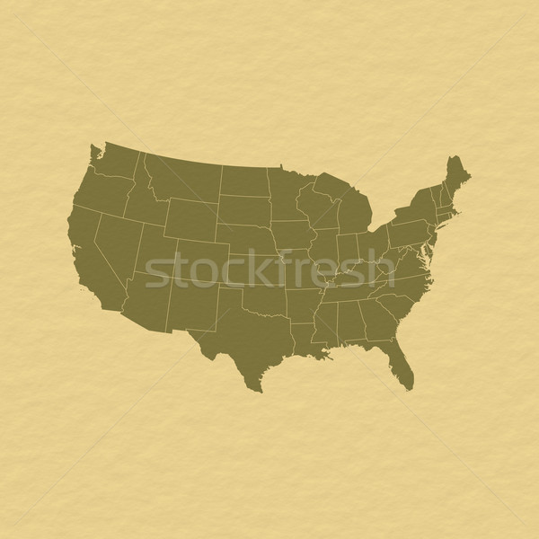 Map of the United States Stock photo © Schwabenblitz
