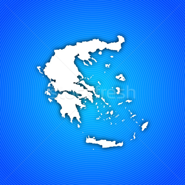 Map of Greece Stock photo © Schwabenblitz