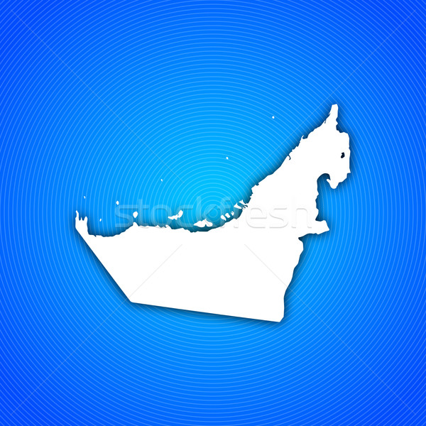 Map of the United Arab Emirates Stock photo © Schwabenblitz
