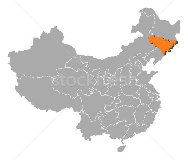ストックフォト: 地図 · 中国 · 政治的 · いくつかの · 世界中 · 抽象的な