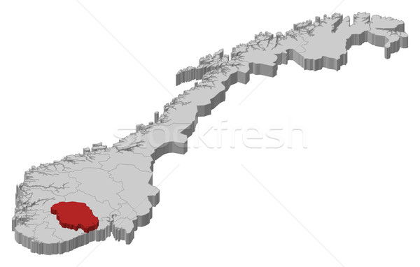 Stok fotoğraf: Harita · Norveç · siyasi · birkaç · soyut · arka · plan