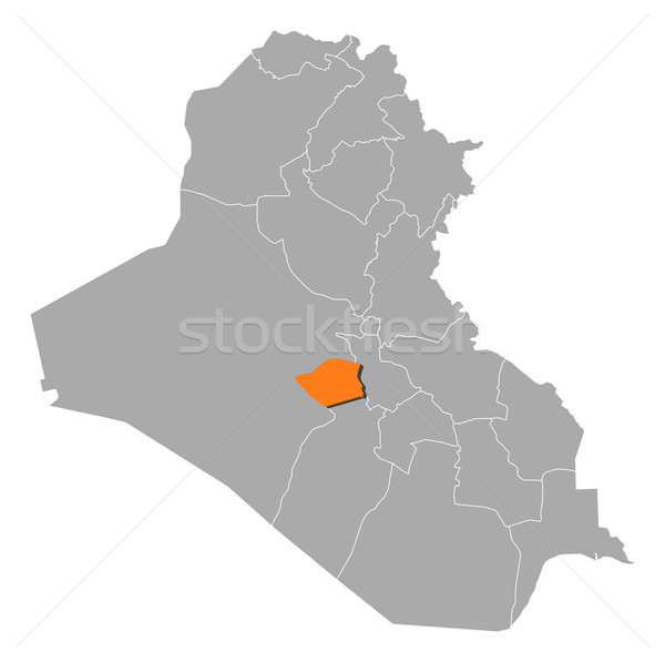 Térkép Irak politikai néhány absztrakt háttér Stock fotó © Schwabenblitz