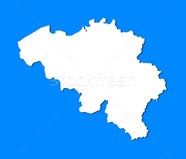 Map of Belgium Stock photo © Schwabenblitz