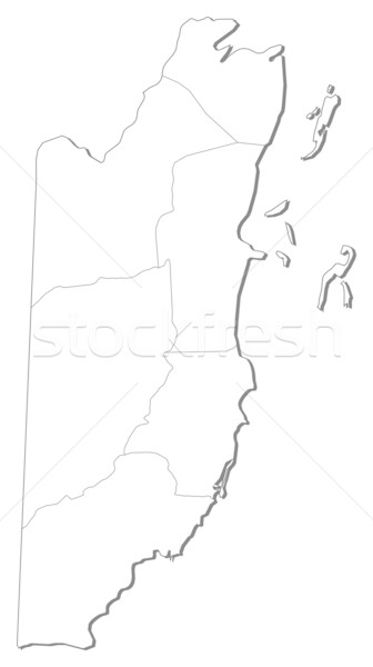 Mapa Belice político resumen arte Foto stock © Schwabenblitz