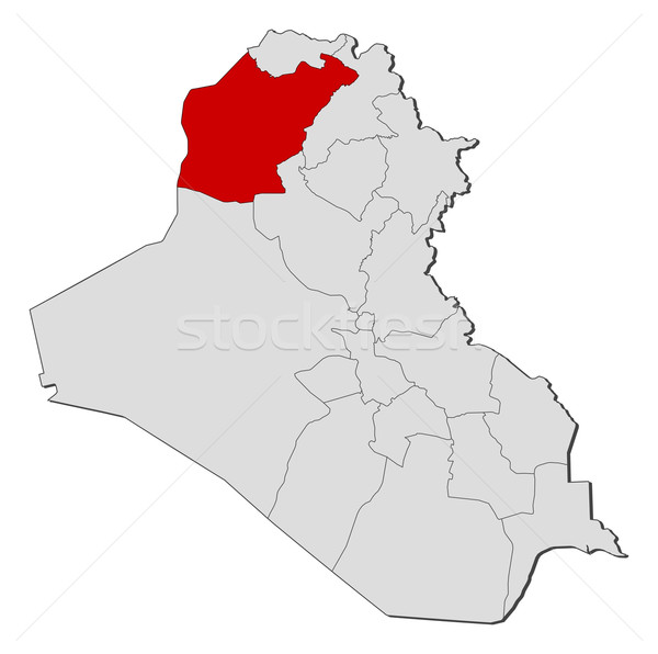 地図 イラク 政治的 いくつかの 抽象的な 地球 ストックフォト © Schwabenblitz