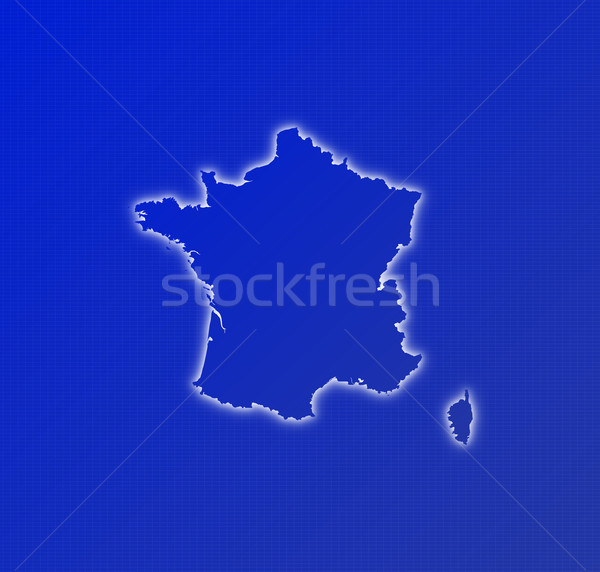 Map of France Stock photo © Schwabenblitz