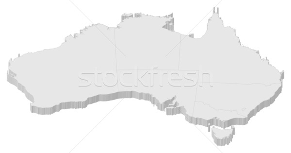 Map of Australia Stock photo © Schwabenblitz