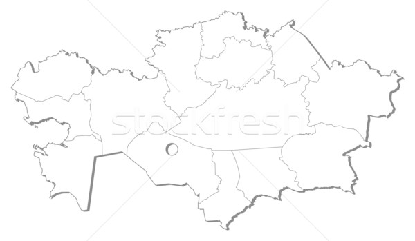 карта · Казахстан · политический · несколько · мира - Векторная графика ©Schwabenblitz (#1893518)