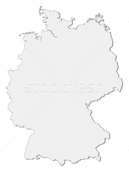 Сток-фото: карта · Германия · политический · несколько · мира · аннотация