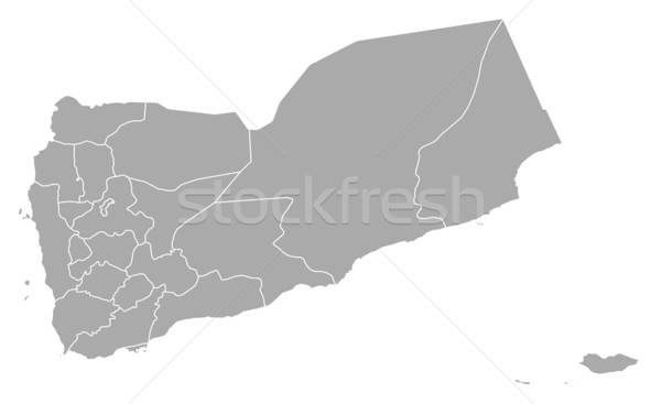 Map of Yemen Stock photo © Schwabenblitz