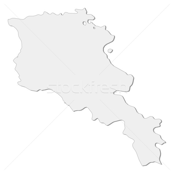 Karte Armenien politischen mehrere abstrakten Welt Stock foto © Schwabenblitz