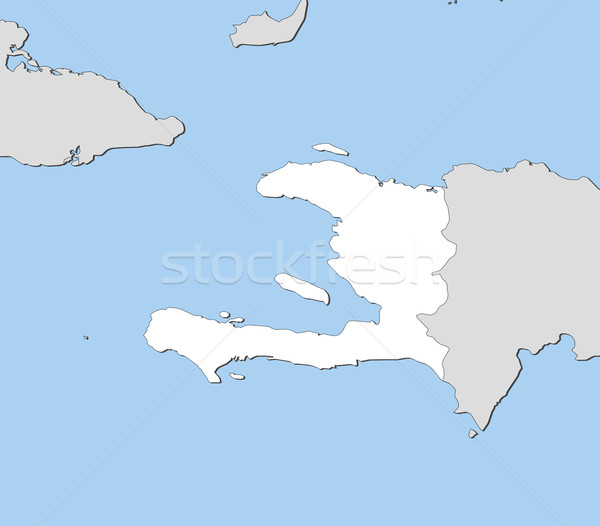 Mappa Haiti politico parecchi abstract mondo Foto d'archivio © Schwabenblitz