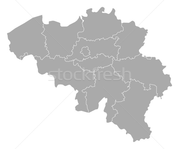 Map of Belgium Stock photo © Schwabenblitz