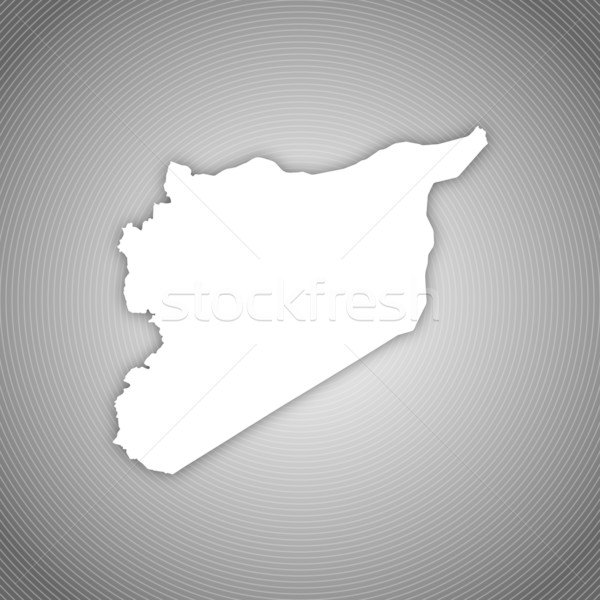 Mapa Siria político resumen mundo Foto stock © Schwabenblitz