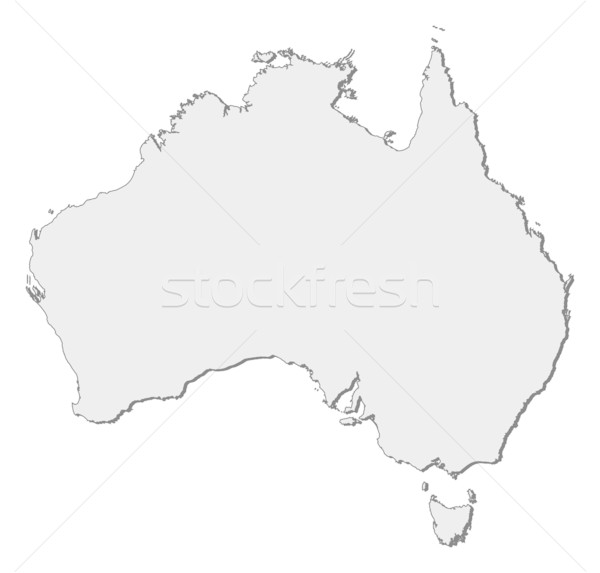 Stock photo: Map of Australia
