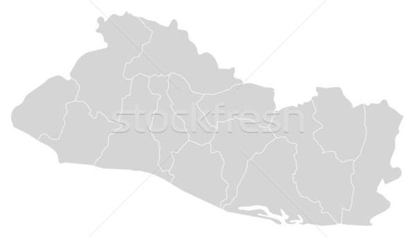 Map of El Salvador Stock photo © Schwabenblitz