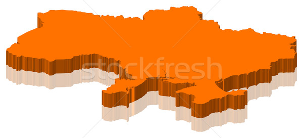 Map of Ukraine Stock photo © Schwabenblitz