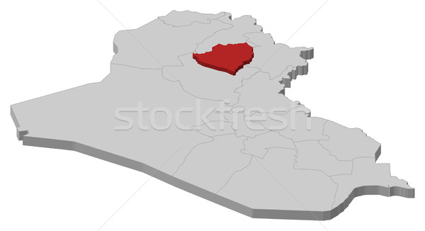 地図 イラク 政治的 いくつかの 抽象的な 背景 ストックフォト © Schwabenblitz