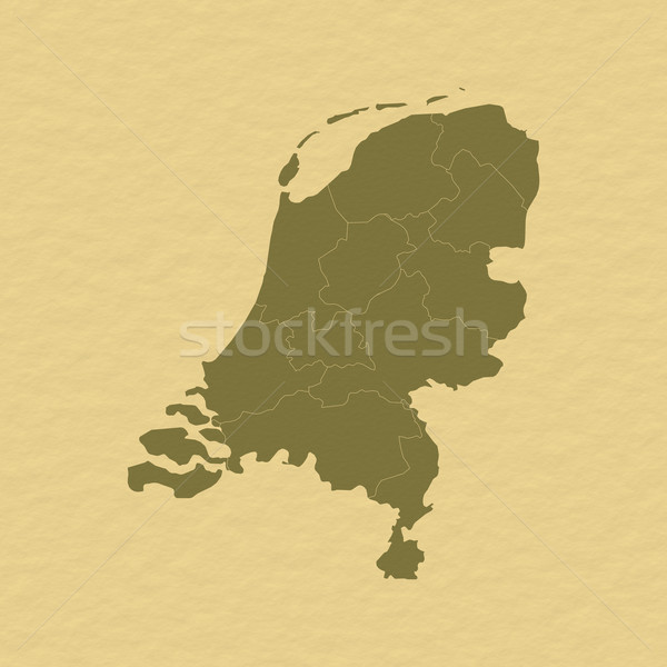 Map of Netherlands Stock photo © Schwabenblitz