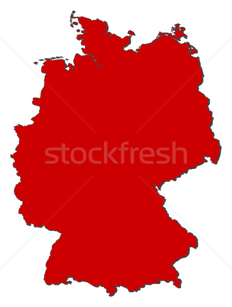 Foto stock: Mapa · Alemanha · político · vários · globo · abstrato