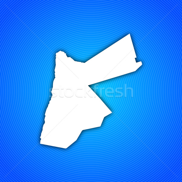 Map of Jordan Stock photo © Schwabenblitz