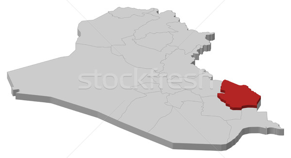 地図 イラク 政治的 いくつかの 抽象的な 背景 ストックフォト © Schwabenblitz