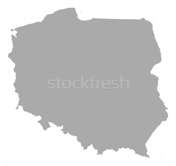 Map of Poland Stock photo © Schwabenblitz
