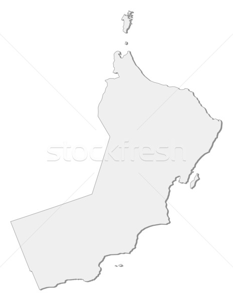 Mappa Oman politico parecchi regioni abstract Foto d'archivio © Schwabenblitz