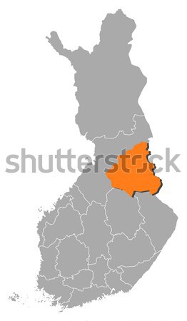 Map of Finland,  Stock photo © Schwabenblitz