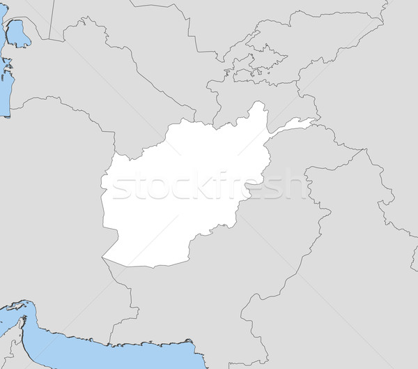 Map of Afghanistan Stock photo © Schwabenblitz