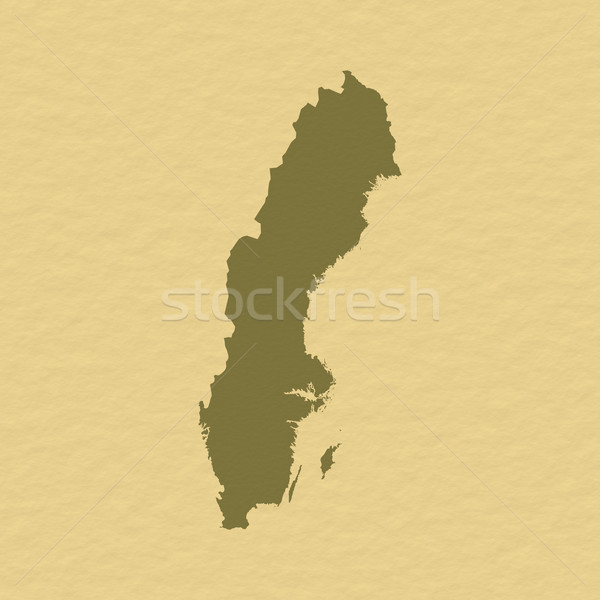 Foto stock: Mapa · Suécia · político · vários · abstrato · mundo