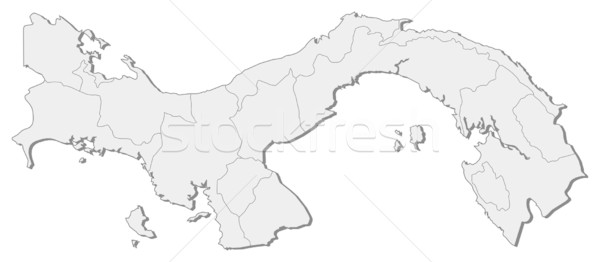 Stock photo: Map of Panama